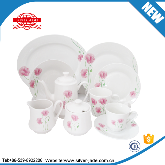 luxury embossed white porcelain hotel table dinnerware corelle