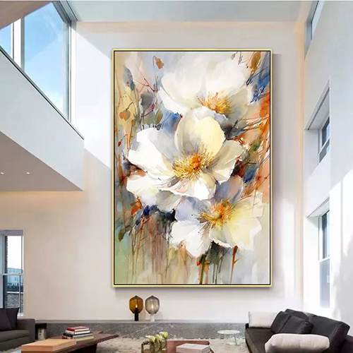 100 Hand Painted Flower Oil Painting