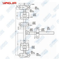High quality Truck Door Locking Kits D27mm for trailers