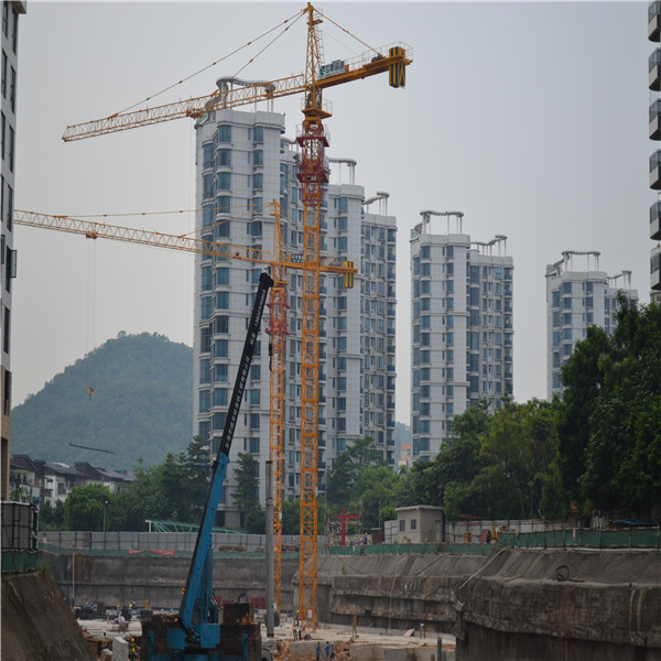 QTZ125(TC6513D) Self-Erecting  Fixed Construction Building Topkit Tower Crane