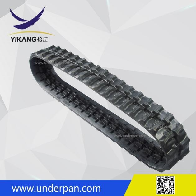 High quality small rubber track for mini excavator drilling rig  chassis parts 