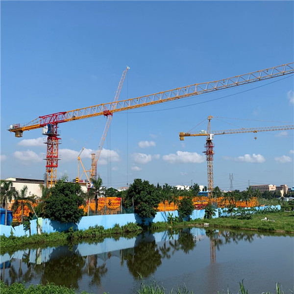 QTP125(TCT6513)   Max load 6t or 8t  Maxjib length 65m Topless tower crane