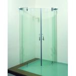 glass of  bathroom  and bathroom