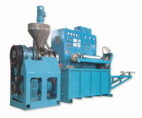 supplying extruding machine for magnet strips