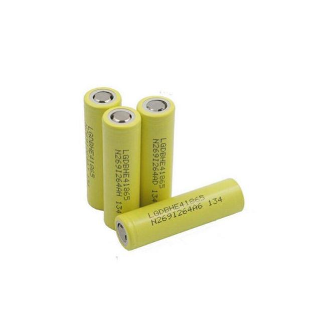 Li ion LG 18650 HE4 2500mAh 20A rechargeable battery
