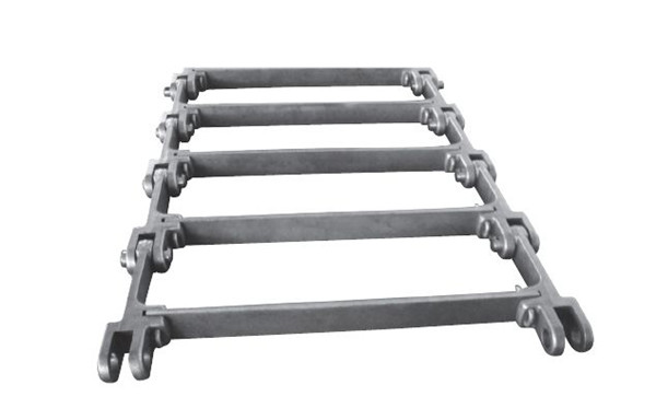 Drop forged scraper chain