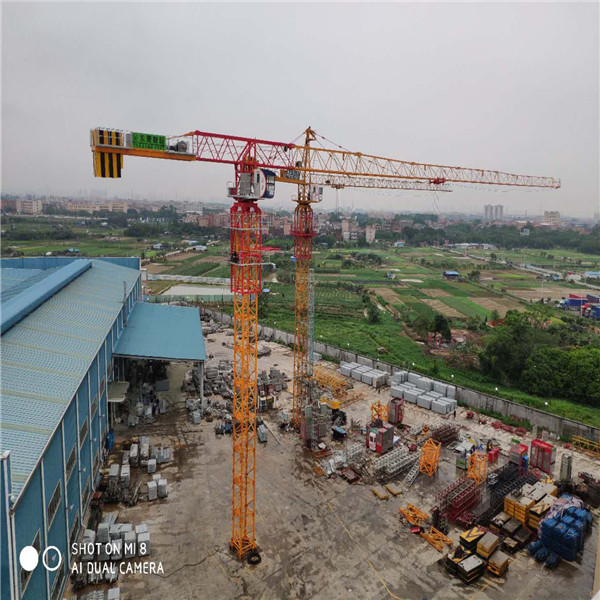 QTP200(TCT7516) China Building  Self Erecting FIxed Hydraulic Tower Crane
