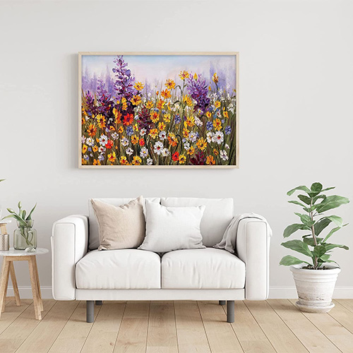 DIY Hand Painted Oil Painting Rose