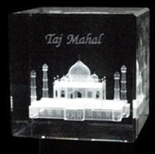 crystal glass building model