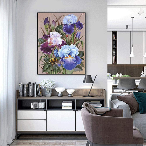 DIY Hand Painted Oil Painting Rose