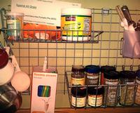 Kitchen grid panels are convenient and save space