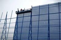 Windbreak panel wall design and installation steps