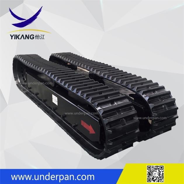6-10 ton rubber track undercarriage for crawler cane harvester parts from China chassis manufacturer
