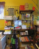 Gridwall storage racks are easy to hook and pick items