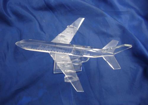 crystal glass car ship boat airplane model