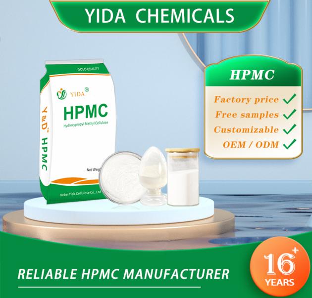 YIDA HPMC Construction Grade for Cement and Gypsum Mortar