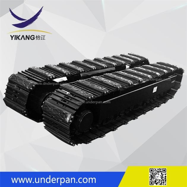 Custom rubber pads steel track undercarriage for crawler system excavator drillingrig crane crusher