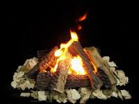 Fireplace gas log S08-01