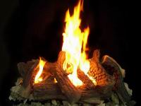 Fireplace gas log S08-02