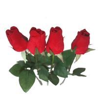 Single stem artificial roses for home decor