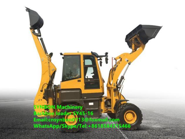 Backhoe Loader Front Shovel Back Digging