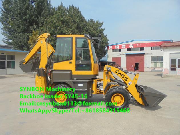 Backhoe Loader Front Shovel Back Digging