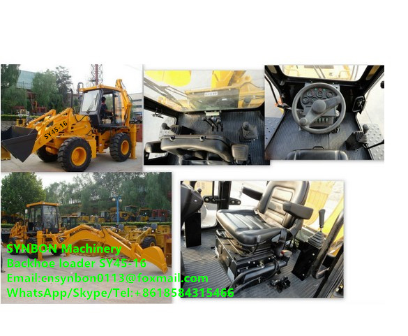 Backhoe Loader Front Shovel Back Digging