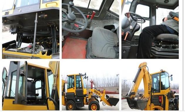 Backhoe Loader Front Shovel Back Digging