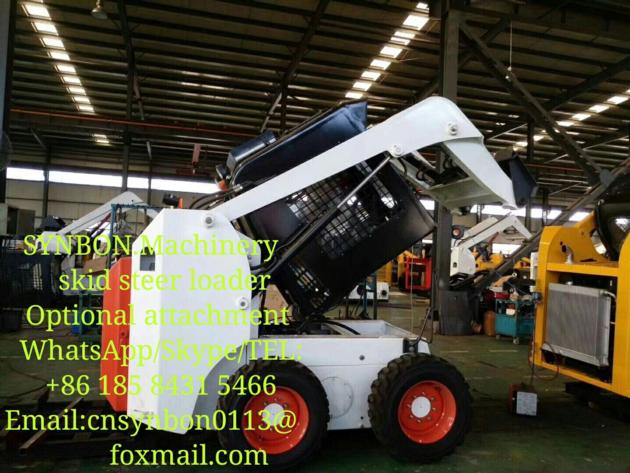 Skid Steer Loader Four Wheel Drive