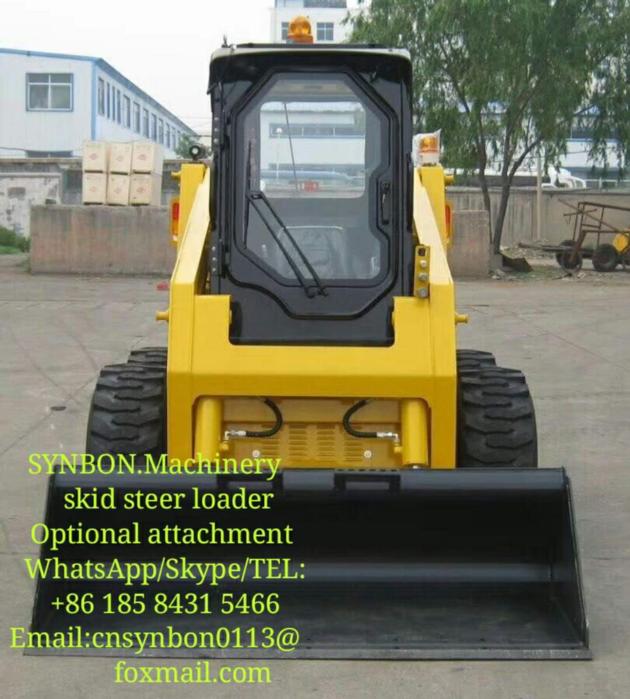 Skid steer loader, four-wheel drive, various auxiliary tools, Front shovel typeeasy to operate