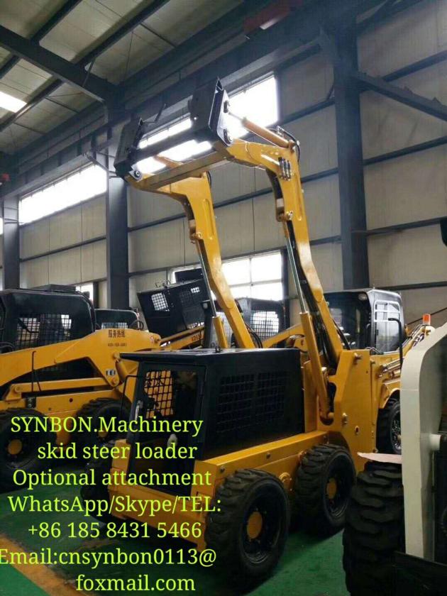 Skid Steer Loader Four Wheel Drive