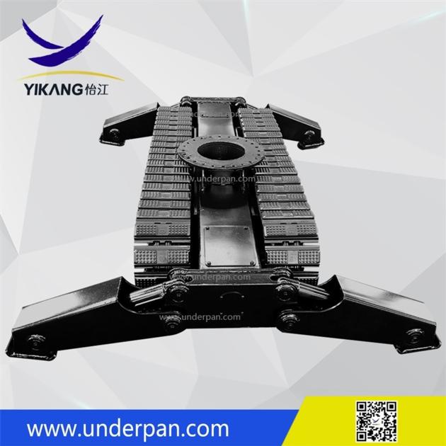 steel track undercarriage with slewing bearing for underwater robot drilling rig by China YIKANG