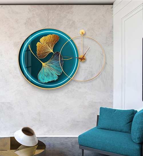 Decorative Crystal Luxury Wall Clock Modern