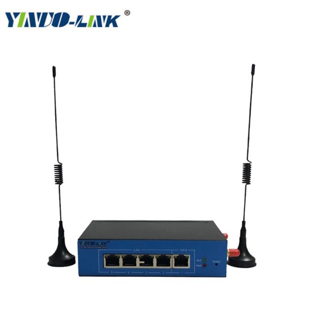 YINUO-LINK OEM 2.4GHz 2T2R 300Mbps Din Rail Industrial/Enterprise Wireless Router 