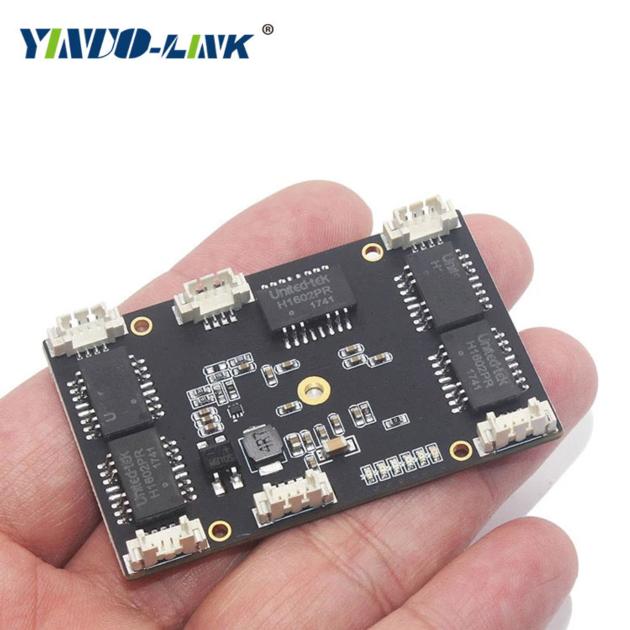 Mini Module industrial 5port ethernet switch with OEM/ODM PCBA board 