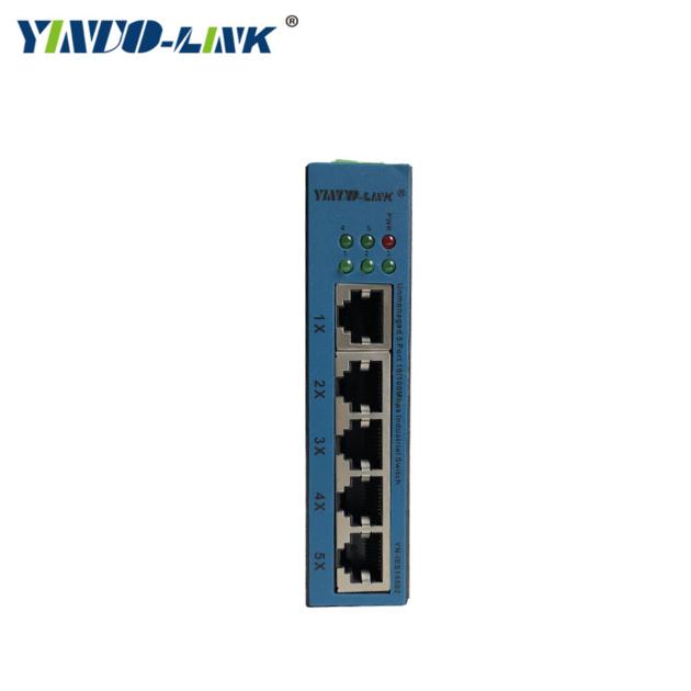 10/100M 5 Ports 12-48V 4 Port Din-rail industrial Ethernet Switch