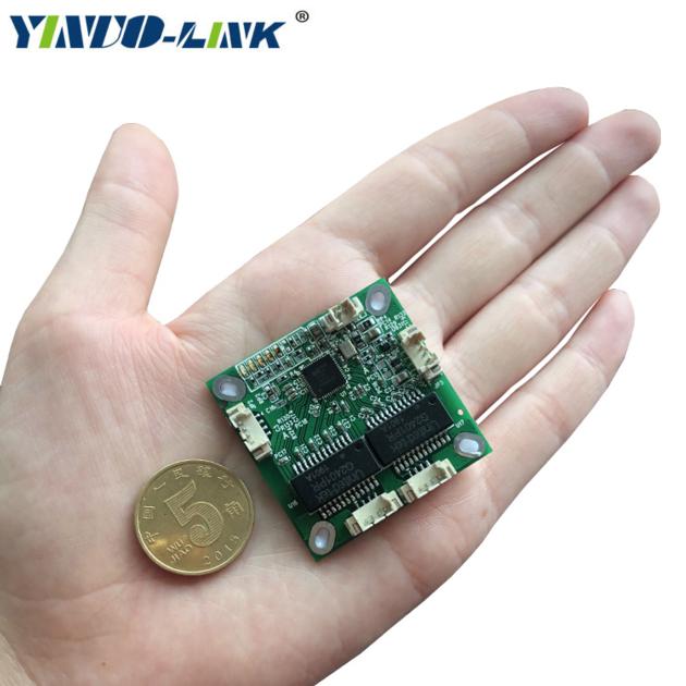 cheap price cctv board unmanaged 4 port ethernet switch PCBA