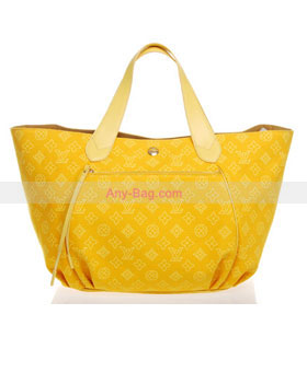 Louis Vuitton Monogram Collection Beach Cabas Ipanema GM Yellow Handbag LV M95989