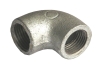 malleable cast iron pipe fittings: elbows plain equal 90 degree