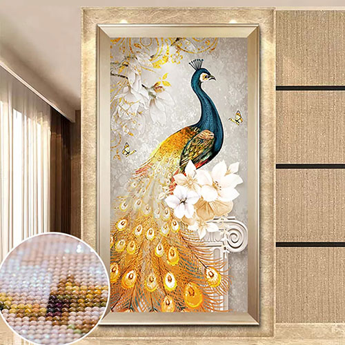 Colorful Peacock 3D Wall Art Diamond