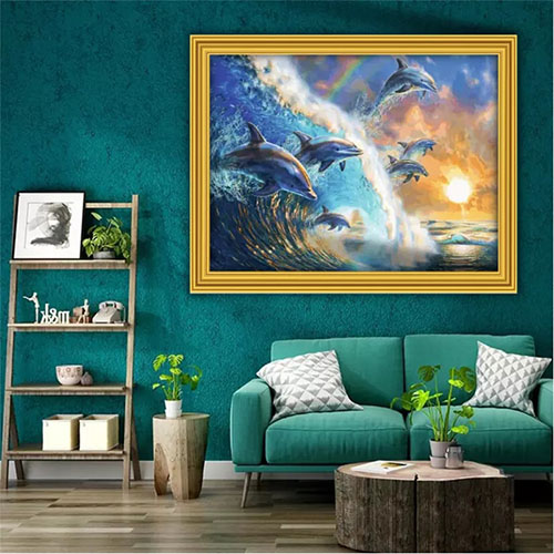 Colorful Peacock 3D Wall Art Diamond