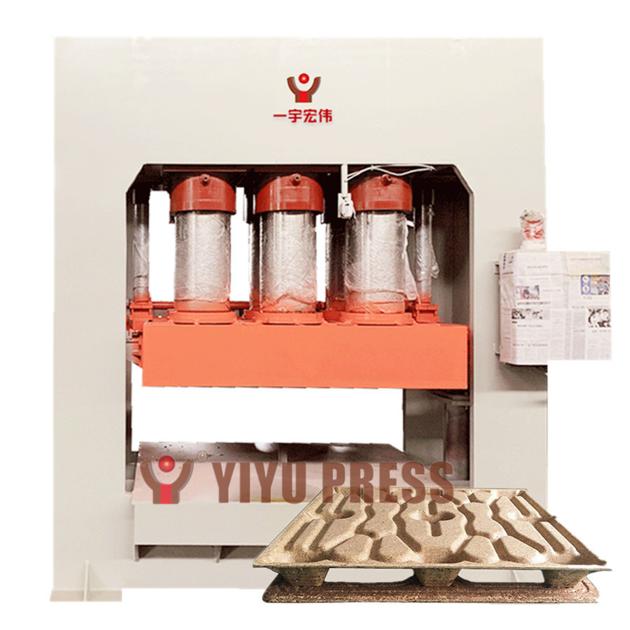 1200TONS COMPRESS WOOD PALLET MACHINE LINE