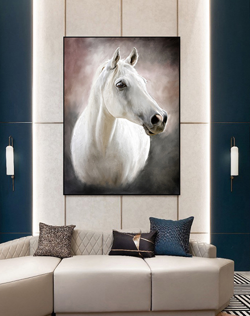 Luxurious Floral Crystal Porcelain Painting Murals