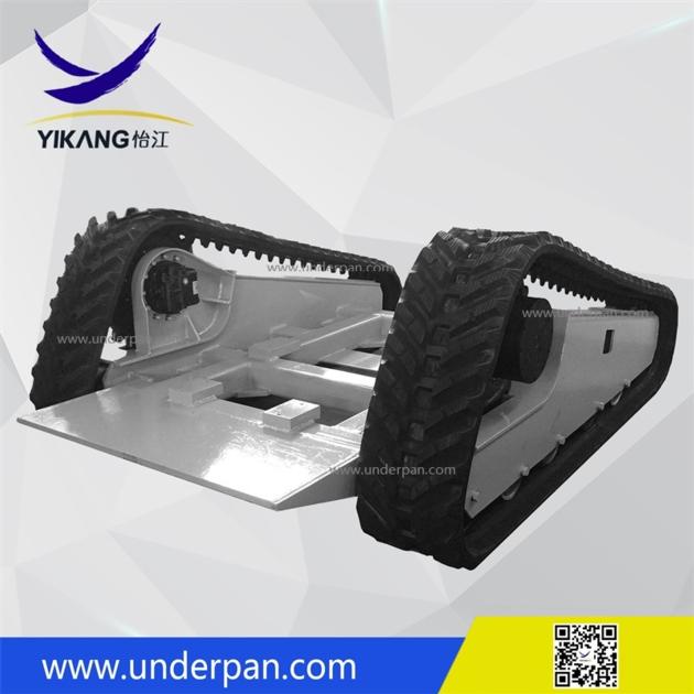 Custom Fire Fighting Robot Chassis system triangle Rubber Track Undercarriage from China YIKANG