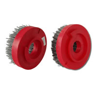 Diam.110mm/130mm Snail Lock Abrasive Brushes