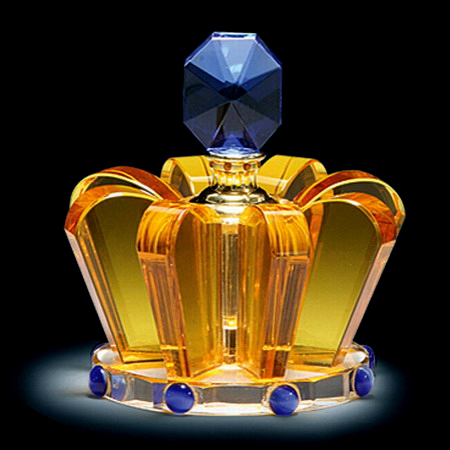 crystal glass perfume bottle