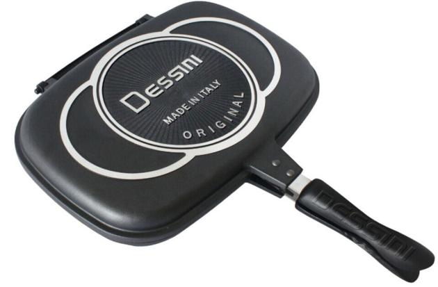 Dessini 36CM double frying pan double grill pan