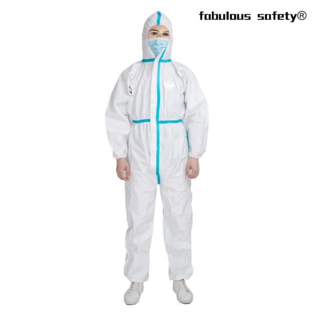 China Protective Disposable Non-woven Isolation Coverall
