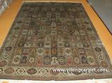 Persian silk carpet