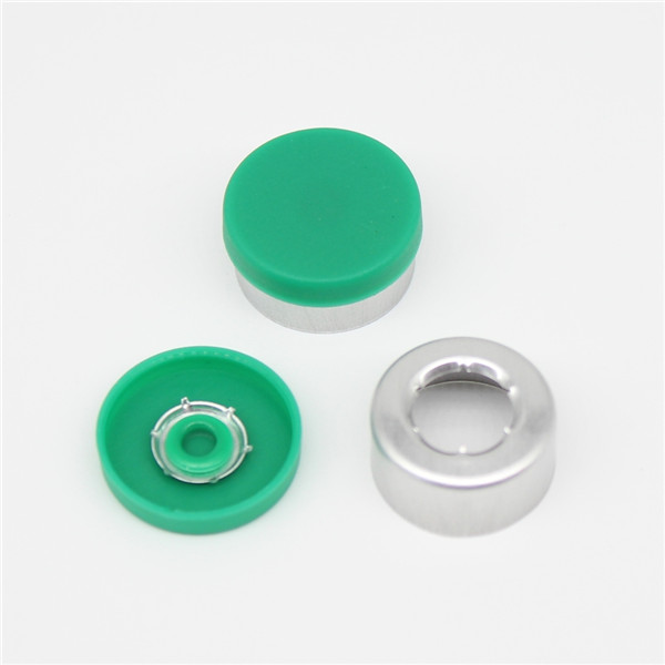 13mm aluminum plastic combination flip off cap